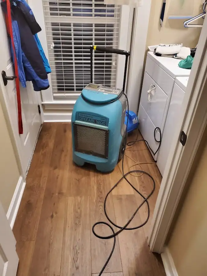 Commercial dehumidifier deployed for Flood Damage Cleanup in Prosser