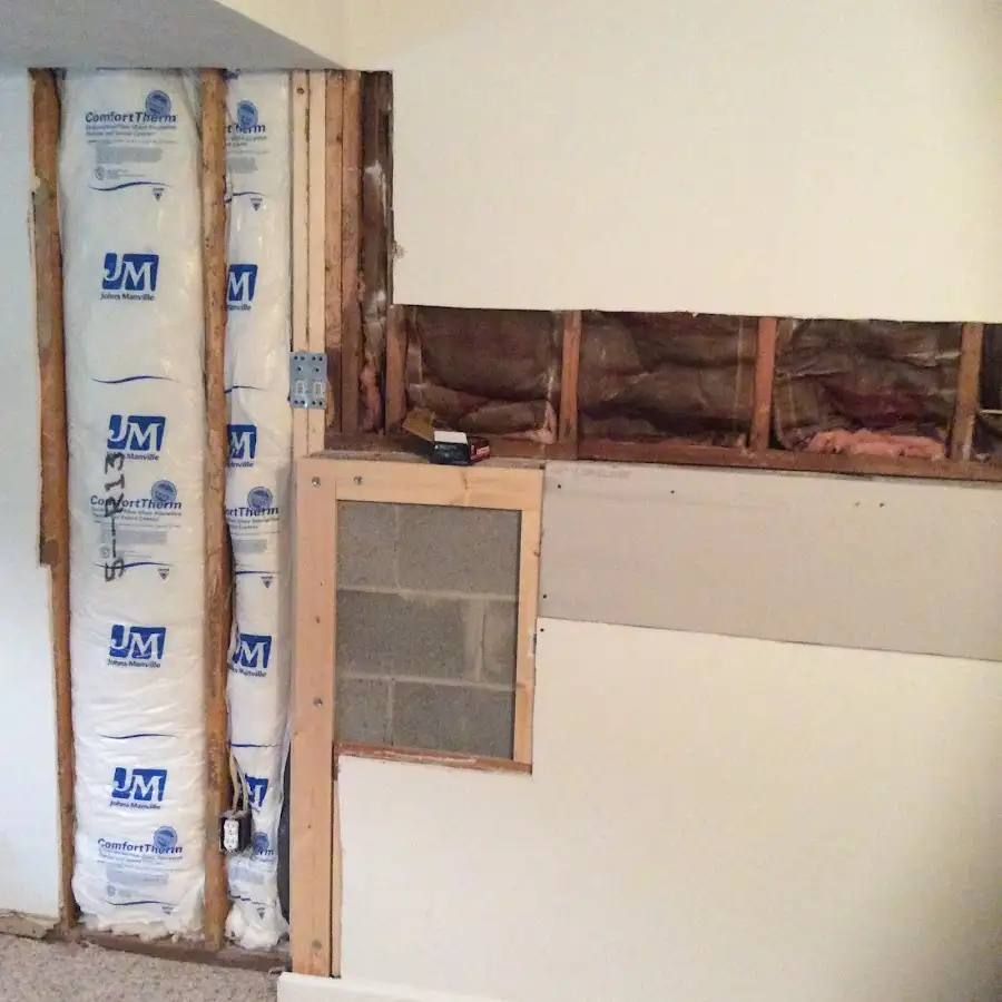 Wall insulation replacement during Odor Removal & Deodorization in Prosser